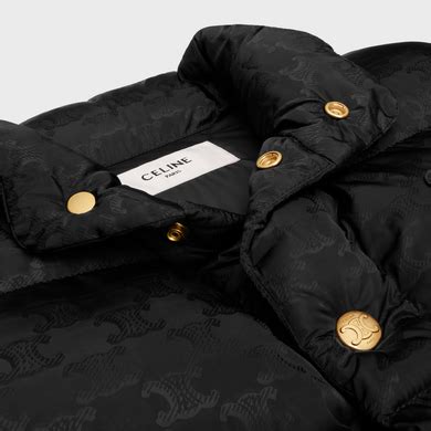 celine monogram jacket|QUILTED BLOUSON JACKET IN MONOGRAM NYLON.